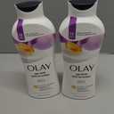 Olay Body Wash for Women, Age Defying with Vitamin E, 24hr Moisturizing, Hydrating & Refreshing, B3 Vitamin Complex, Free of Parabens & Phthalates, For All Skin Types, Scented, 22 fl oz (Pack of 2)