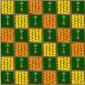 SATVIK 8x5ft. Fabric Backdrop for Pooja Pujan Dcor Marigold Garland Dcors Photo Traditional Puja Cloth Backdrop Mehndi Haldi Festival Flower Tulle Curtain Wedding Bridal Baby Shower Wall Banner