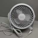 Honeywell HT-904 TurboForce Tabletop Air Circulator Fan, Small, White  Quiet Personal Fan for Home or Office, 3 Speeds and 90 Degree Pivoting Head