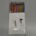 AmazingSpark 50 Pcs 1mm Retractable Ballpoint Pen Refills Bulk 4.92 Inch Replacement Ballpoint Ink Pen Refills Smooth Writing for Click Ball Point Pens School Office Supplies (Colored, Glitter)