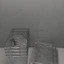 Zero Zoo 4Pack Large Stackable Kitchen Storage Drawers, Clear Foods Organizer Bins with Handles, Easily Assemble for Bathroom, Kitchen, Pantry, Cabinet, Closet(XL-UP Handle)