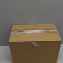 MUEE Hanging Compost Bin [1.3 Gal Solo Size] Food Scraps Collector with Slide Lid - Under Cabinet Small Trash Can for Coffee Station, RV & Studio Apartment - Matte White