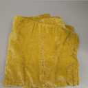 Mustard yellow fuzzy square pillow covers, 2 pack 19x20 inches