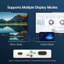 USB C to DisplayPort 1.4 Cable 6ft, 8K@60Hz 4K@144Hz HDR, USB Type C to DP Cable 32.4Gbps HBR3 DSC, Thunderbolt 4/3 Compatible for MacBook Pro, Dell XPS, iPhone 16, Galaxy, Gaming Monitor