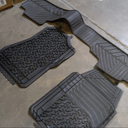 Rough Country All Weather Floor Mats Set for Chevy/GMC 1500/2500HD (2014-2018) - Custom Fit Rubber Floor Mats, Rubber Truck Mats, Durable, Waterproof Truck Floor Mats