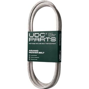 UDC Parts GX20072 Deck Belt for John Deere D100 D105 D110 D125 D130 L100 L110 E100 E110 E120 E130 LA105 LA110 LA115 S100 GY20570 / 103.875 inches