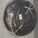 Floor Cord Cover 4.1Ft Heavy Duty PVC Floor Cable Protector Electric Cord Hider Cable Management Floor Strip Extension Cord Covers Cable Raceway for Wires on Floor Inner Channel 1.36" W x 0.43" H (Black & Yellow)
