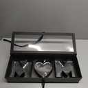 UNIKPACKAGING MOM Flower Gift Letter Shaped Fillable Box, with Plastic Liner, Size 22 x 8 x 4 inches, for Luxury Style Flower and Gift Arrangements (Black)