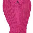 Sexy Button Down Dresses for Women Date Night Off Shoulder See Through Mesh Ruffle Bodycon Maxi Dress (Medium, 0279-hot Pink)
