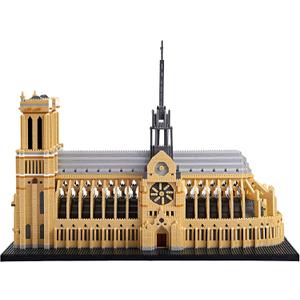 World Famous Architecture Micro Building Blocks Set Notre Dame De Paris 7380 PCS, Creative DIY Big Model Kit for Adults or Teens Ages of 14+ World Famous Architecture Micro Building Blocks Set Notre Dame De Paris 7380 PCS, Creative DIY Big Model Kit for Adults or Teens Ages of 14+