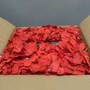 Auihiay 104PCS Hydrangea Artificial Flowers, Red Artificial Hydrangea Flowers Heads with Stems, Faux Hydrangea Flowers for Home Decor Wedding Bouquets Centerpieces