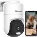 VIMTAG 3K POE Camera, 2.4G WiFi Cameras for Home Security Outdoor, Color Night Vision, 360 View, Motion Tracking & Alerts, Waterproof, Compatible with Alexa, Cloud/SD Storage