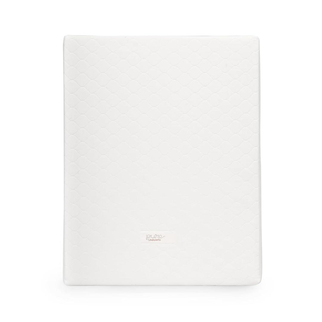 Babyletto Pure Core 4" Midi Crib Mattress, Hybrid Waterproof Cover, Lightweight, Greenguard Gold Certified