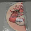 XCHI Roses Flowers Love Hearts Vase Valentines Day Round Placemats Set of 4 Table Mats for Party Home Kitchen Dining Table Decorations 14x14 Inch