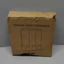 Shampoo and Conditioner Dispenser,GlintGath Shower Dispenser 3 Chamber No Drill Shampoo Dispenser for Shower Wall Mounted Shower Soap Dispenser for Bathroom Hotel,3 * 300ML, Gray