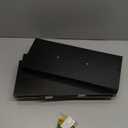 BAYKA Floating Shelves for Wall, Wall Mounted Rustic Wood Shelves for Bathroom, Bedroom, Living Room, Kitchen, Hanging Shelf for Books/Storage/Room Decor with 22lbs Capacity (Black, Set of 3, 15.7in) (A. Black - Universal Classic Style)