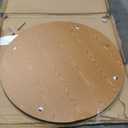 Flash Furniture Wren 48'' Round Oak Thermal Laminate Activity Table - Standard Height Adjustable Legs