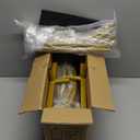 Wedding Arch Backdrop Stand, 6FT, 5FT, 4FT Set of 3 Metal Gold Balloon Arch kit Stand for Ceremony Baby Shower Birthday Bridal Party Event Background Decoration, Garden Climbing Plant Fram