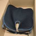 Car Seat Cushion Memory Foam Car Booster Seat Cushion for Adults Wedge Design for Driving Height & Comfort Breathable Mesh Seat Pad for Car Seats with Adjustable Straps