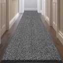Washable Runner Rug 32" x 120" Rectangular, Non Slip Absorbent Indoor Entryway Rug for Floor, Laundry, Hallway, Bedroom (Roll Packing)