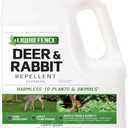 Liquid Fence Deer & Rabbit Repellent Granular, White, 5LB (1 Pack)