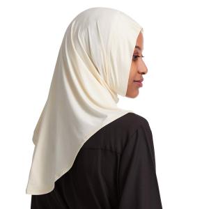 Women Muslim Elastic Inner Hijab Cap Soft Stretchy Turban Islamic Overhead Full Head Cover for Ramadan