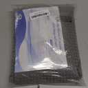 N&Y HOME Stall Waffle Shower Curtain with Snap-in Fabric Liner & Hooks Set - 36" x 72" Small Shower Stall Size, Hotel Style & Mesh Top Window, Machine Washable - 36x72, Gray