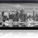 Giverny 12x36 Picture Frames Black 1 Pack, Wood 12x36 Panoramic Picture Frame for Wall Mounting, Simple and Classic Style Suitable for Decorating Houses, Offices, Hotels