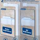 Mini Split Line Set Cover: 4" 17Ft Line Set Cover Kit for Minisplit with Flexible Duct, Decorative Lineset Hide Cover Kit for Air Conditioner, HVAC, Heat Pumps, Central AC Pipe, White