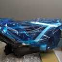 WFLNHB Headlight Assembly Compatible Replacement for Toyota Rav4 2016-2018 Projector Headlamp Black Housing Amber Reflector for Both Driver and Passenger Side