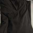 WOWENY Women's V Neck Long Sleeve Thermal Shirts Fleece Pullover Top Soft Base Layer Undershirts Basic Cold Weather (XX-Large)