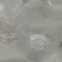 YOUBET 24PCS Plastic Hobnail Drinking Glasses - 14 Oz Clear Vintage Glasses Drinkware - Disposable Beaded Cups for Juice, Wine, Party
