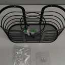 YIGII Hair Dryer Holder - Wall Mount/Adhesive Blow Dryer Holder Bathroom Organizer Hot Tools Organizer for Hair Dryer, Electric Shaver Black