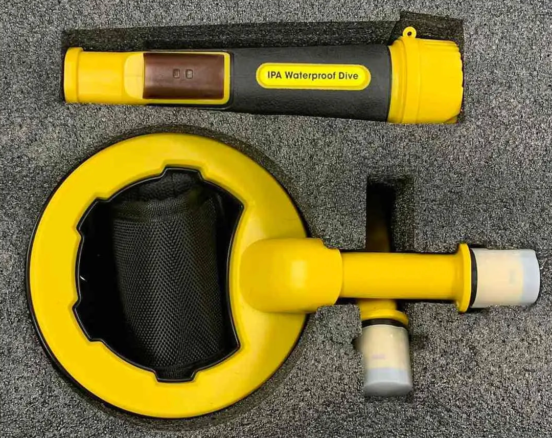 Kids Metal Detector and Pinpointer 2 in 1 Set – Waterproof 7.4 Inch Coil, Adjustable Stem, LCD Display, Buzzer & Vibration