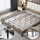Adjustable Height Bed Support Legs 13.8-23.6 inch, Bed Frame Center Support Legs for Bed Frame/Bed Center Slat/Furniture, Heavy Duty Metal Bed Replacement Legs Bed Slats Support Legs, Upgraded Version
