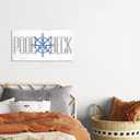 2 x Gkwa Nautical Bathroom Decor, Rustic Wood Sign, 15 x 7.5 Inches, Wall Mount