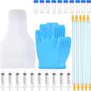 BBTO 10 Set Artificial Insemination Dog Breeding Kit Canine Breeding Kit Insemination Breeder Supplies Pet Supplies for Small Medium Breeds