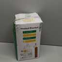 Electric Heated Blanket Full Size 72''x84'' Soft Flannel & Sherpa Electric Blanket with 10 Heating Levels, Automatically Shut Down After 8h with Overheat Protection, Machine Washable 