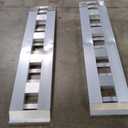 AUTOSAVER88 2pcs 6000lbs 72" x 15" Aluminum Trailer Ramps, Loading Ramps Car ATV Truck Auto Hauler Knife & Hook Ends