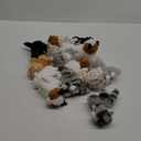 Leitee 16 Pcs Cat Stuffed Animals Bulk 5 Inch Kitten Plush Toy Assorted Cute Cat Plush Stuffed Gift Small Fluffy Animal Toy for Birthday Adopt Pet Valentines Classroom Party Favor(Cute Style)