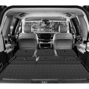 fit for 2022-2026 Jeep Wagoneer (8 Seats) Trunk Mat & 2ND+3RD Row Rear Backrest Mat Cargo Liners