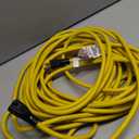 Prime Wire & Cable EC500830 Prime Extra Heavy-Duty, Single Outlet Extension Cord, 12/3 ga, 15 A, 125 V, 50 ft L, Yellow