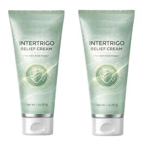 Intertrigo Cream Intertrigo Treatment for Women, Skin Fold Barrier Cream for Moisture & Friction Protection, Supports Skin Comfort, Fast-Drying Non-Greasy Formula for Friction-Prone Areas, 2 Pack