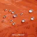 MATIRUG Fall Thanksgiving Tablecloth Rectangle 60x120,Wrinkle Free,Soft Autumn Leaves Jacquard Table Cloth for Thanksgiving Parties Harvest Holiday Dinner,Rust/Burnt Orange