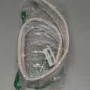 Door Sweep 38" Cuttable, Innovative Double-Layer Design with Brush Under Door Draft Stopper for Bottom of Door, Tool-Free Install Bottom Door Seal, Reusable Door Draft/Noise Blocker, White