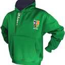 Shamrock Ireland Short Sleeve Breathable Rugby Jersey (Green, XXL)