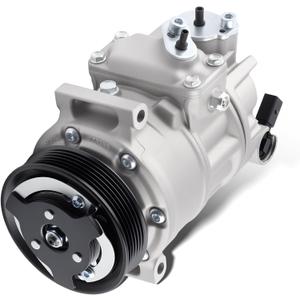Car A/C Compressor Fit for 2006-2015 for Volkswagen Jetta Passat Tiguan Bora 1.8L 1.9L 2.0L 2.5L Automotive Replacement AC Compressor 1K0820859S, 1K0820859D A/C Compressor for Car CO 11237C
