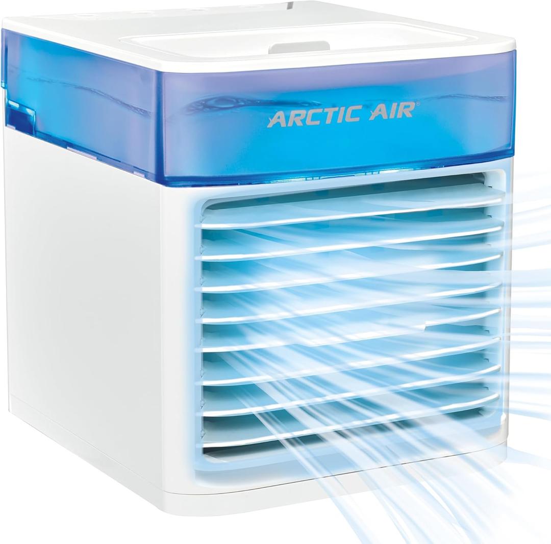 Arctic Air Pure Chill Deluxe Evaporative Air Cooler - Powerful, Quiet, Lightweight And Portable Space Cooler With Hydro-Chill Technology For Bedroom, Office, Living Room & More Arctic Air Pure Chill Deluxe Evaporative Air Cooler - Powerful, Quiet, Lightweight And Portable Space Cooler With Hydro-Chill Technology For Bedroom, Office, Living Room & More