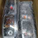 Tail Lights With Halogen Bulbs Compatible With 2005-2021 Nissan Frontier, 2009-2012 Suzuki Equator Rear Light Brake Lamps Clear Lens 26555-EA825 NI2800170 (clear)