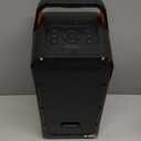 Portable Bluetooth Speaker: 240W Peak Powerful Loud Sound Deep Bass Wireless Boombox Large Subwoofer 15 Hours Battery Life Fast Charging with Led Light Show for Party Outdoor Camping Backyard (Black)